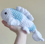 Crochet Koi Fish Amigurumi Pattern – Kawaii Plush Koi with Flowing Fins & Tail | Japanese Koi Pond Fish Softie Crochet Pattern