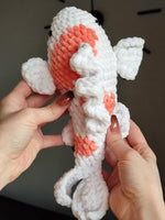 Crochet Koi Fish Amigurumi Pattern – Kawaii Plush Koi with Flowing Fins & Tail | Japanese Koi Pond Fish Softie Crochet Pattern