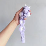 Crochet Wrist Dragon Pattern – Wrap-Around Arm Dragon Plush No Sew Kawaii Dragon Amigurumi in US English Terms Poppet Moon Crochet