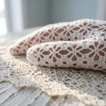Crochet Lace Gloves Pattern, Elegant Vintage Style Fingered Gloves, Lightweight Summer Gloves, Bridal, Wedding Accessories