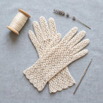 Crochet Lace Gloves Pattern, Elegant Vintage Style Fingered Gloves, Lightweight Summer Gloves, Bridal, Wedding Accessories