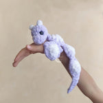 Crochet Wrist Dragon Pattern – Wrap-Around Arm Dragon Plush No Sew Kawaii Dragon Amigurumi in US English Terms Poppet Moon Crochet