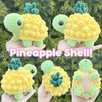 Crochet Turtle with Removable Shells Pattern Bundle 15+ Interchangeable Shell Designs