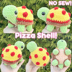 Crochet Turtle with Removable Shells Pattern Bundle 15+ Interchangeable Shell Designs