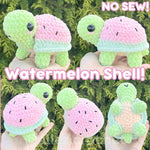 Crochet Turtle with Removable Shells Pattern Bundle 15+ Interchangeable Shell Designs