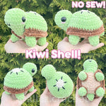 Crochet Turtle with Removable Shells Pattern Bundle 15+ Interchangeable Shell Designs