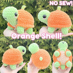 Crochet Turtle with Removable Shells Pattern Bundle 15+ Interchangeable Shell Designs