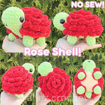 Crochet Turtle with Removable Shells Pattern Bundle 15+ Interchangeable Shell Designs