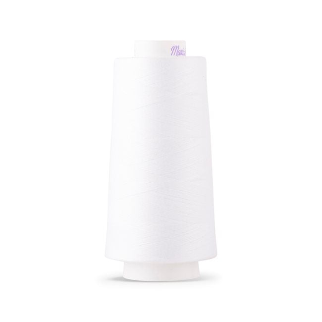Maxi-Lock Serger Spun Polyester Thread - Tex 27 White